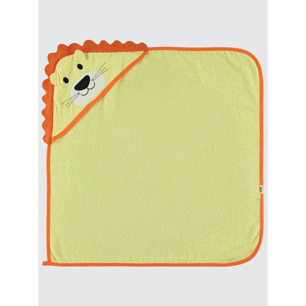 Civil Baby Aslan Nakışlı Havlu - Sarı