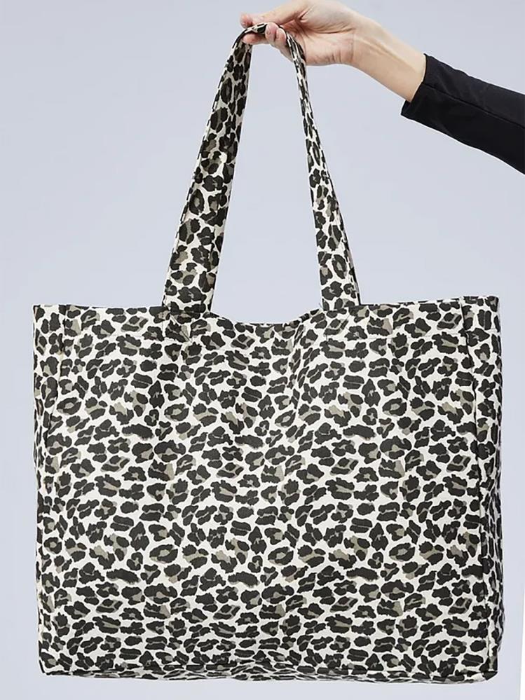 Leopar Desenli Bez Çanta