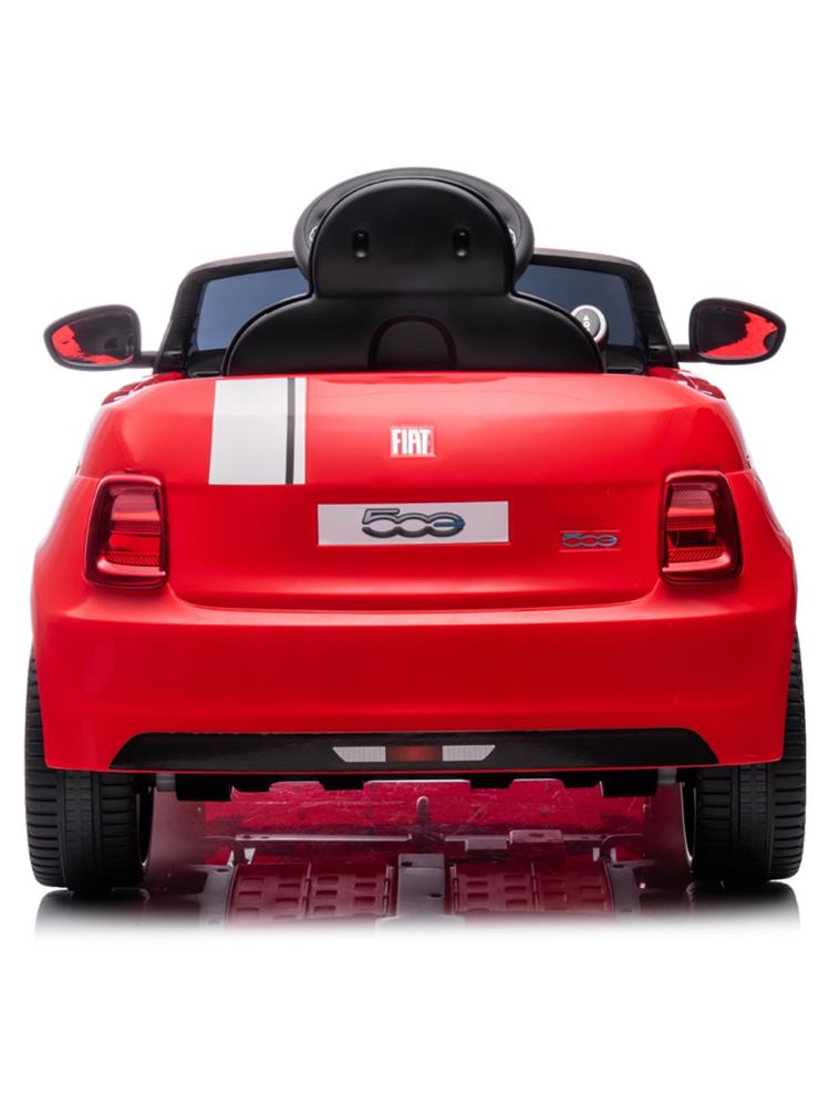 Fiat 500 Uzaktan Kumandalı Akülü Araba - Kırmızı