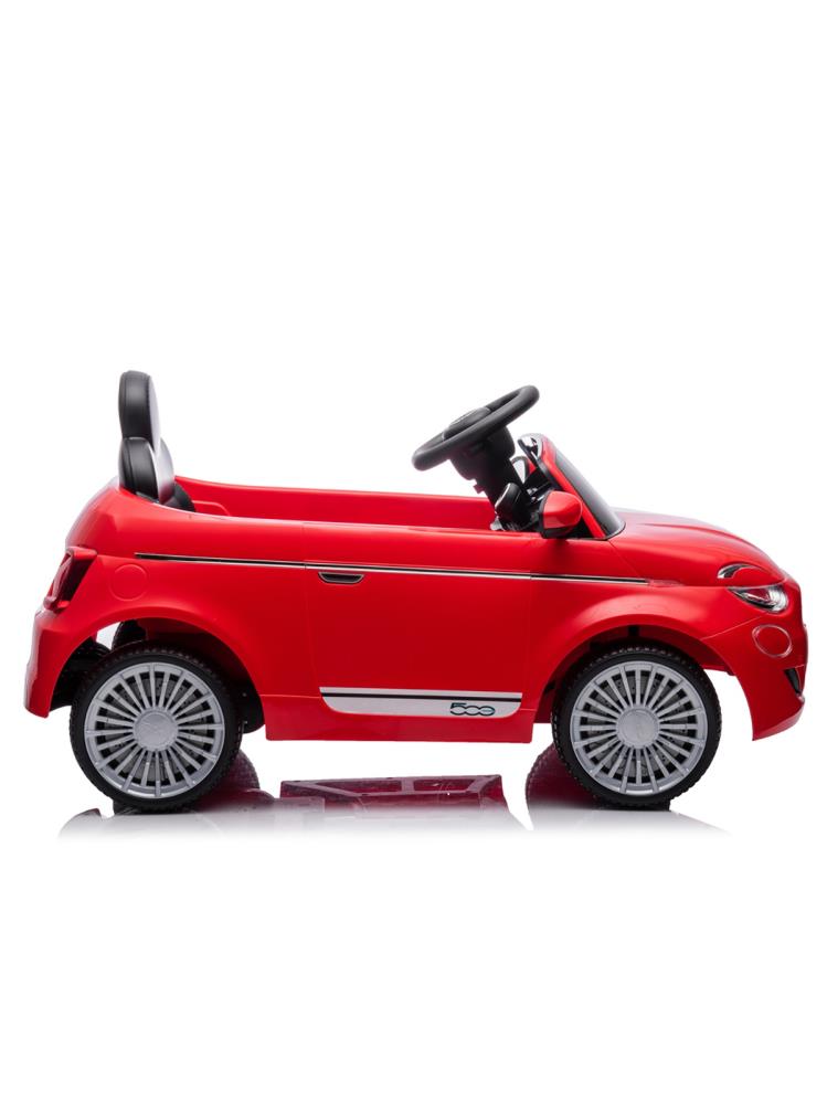 Fiat 500 Uzaktan Kumandalı Akülü Araba - Kırmızı