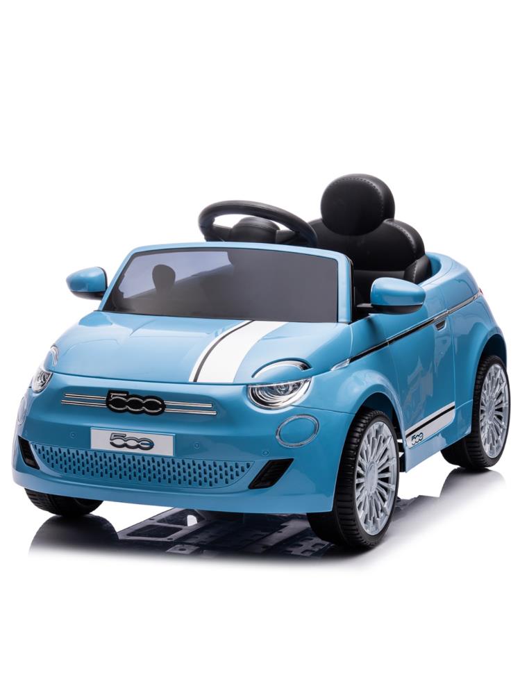 Fiat 500 Uzaktan Kumandalı Akülü Araba - Mavi