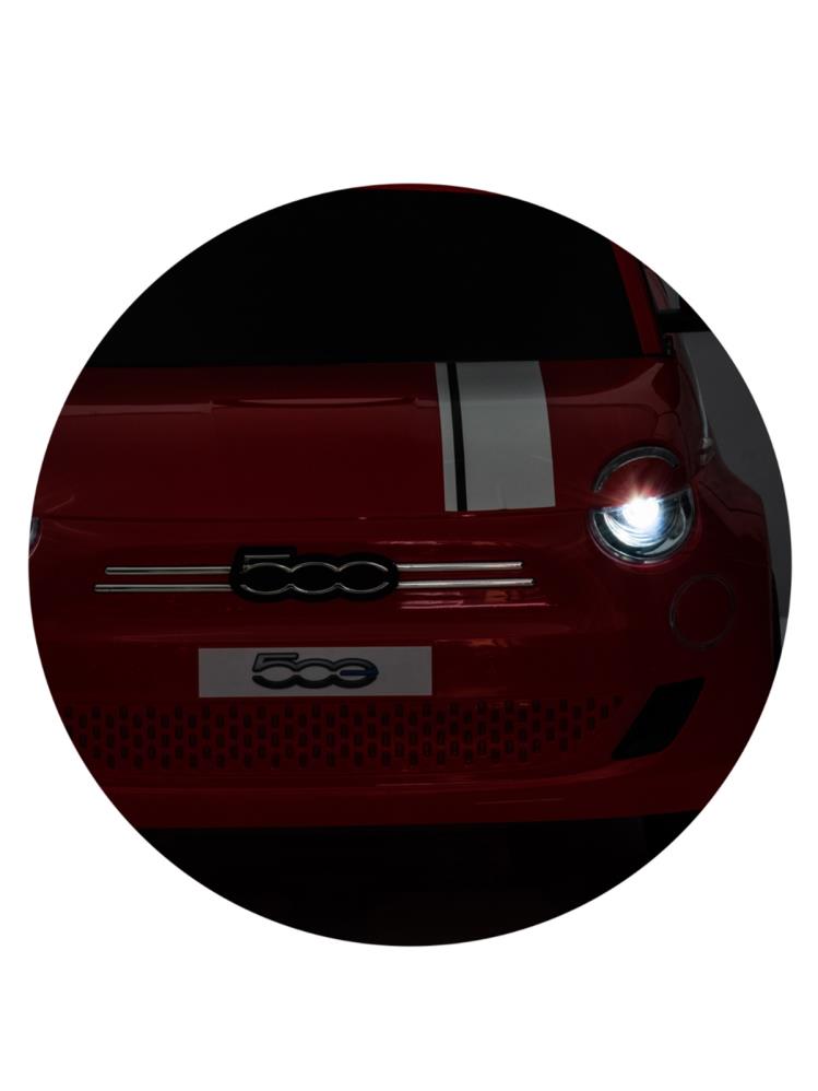 Fiat 500 Uzaktan Kumandalı Akülü Araba - Mavi