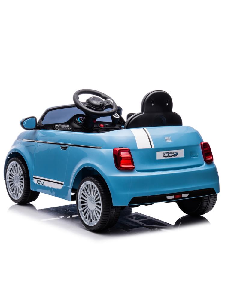 Fiat 500 Uzaktan Kumandalı Akülü Araba - Mavi