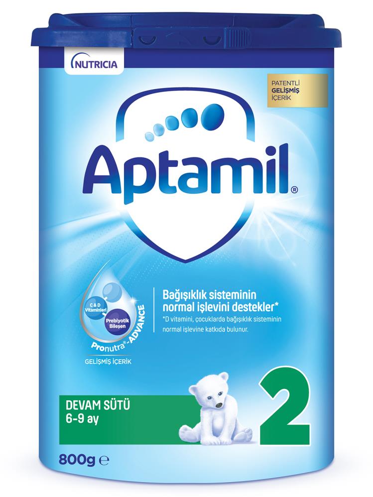 Aptamil 2 Devam Sütü 800 g 6-9 Ay Akıllı Kutu