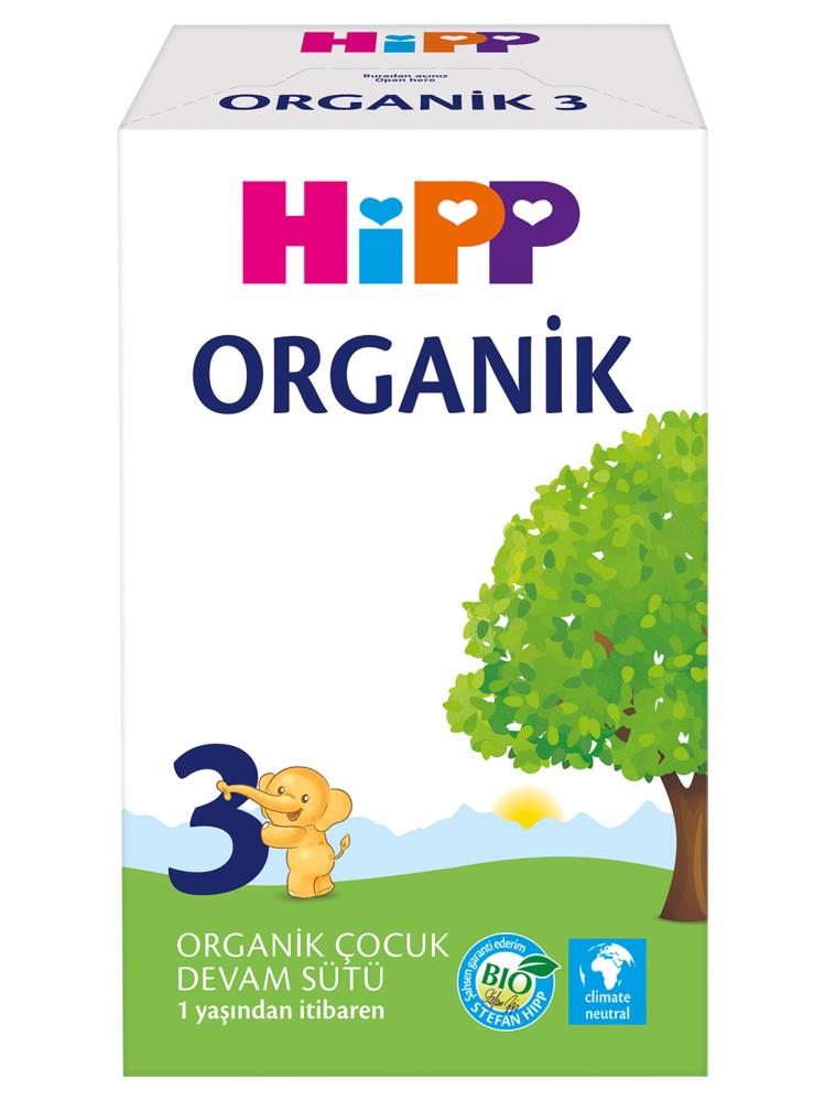 Hipp 3 Organik Devam Sütü 600 gr 12+ Ay