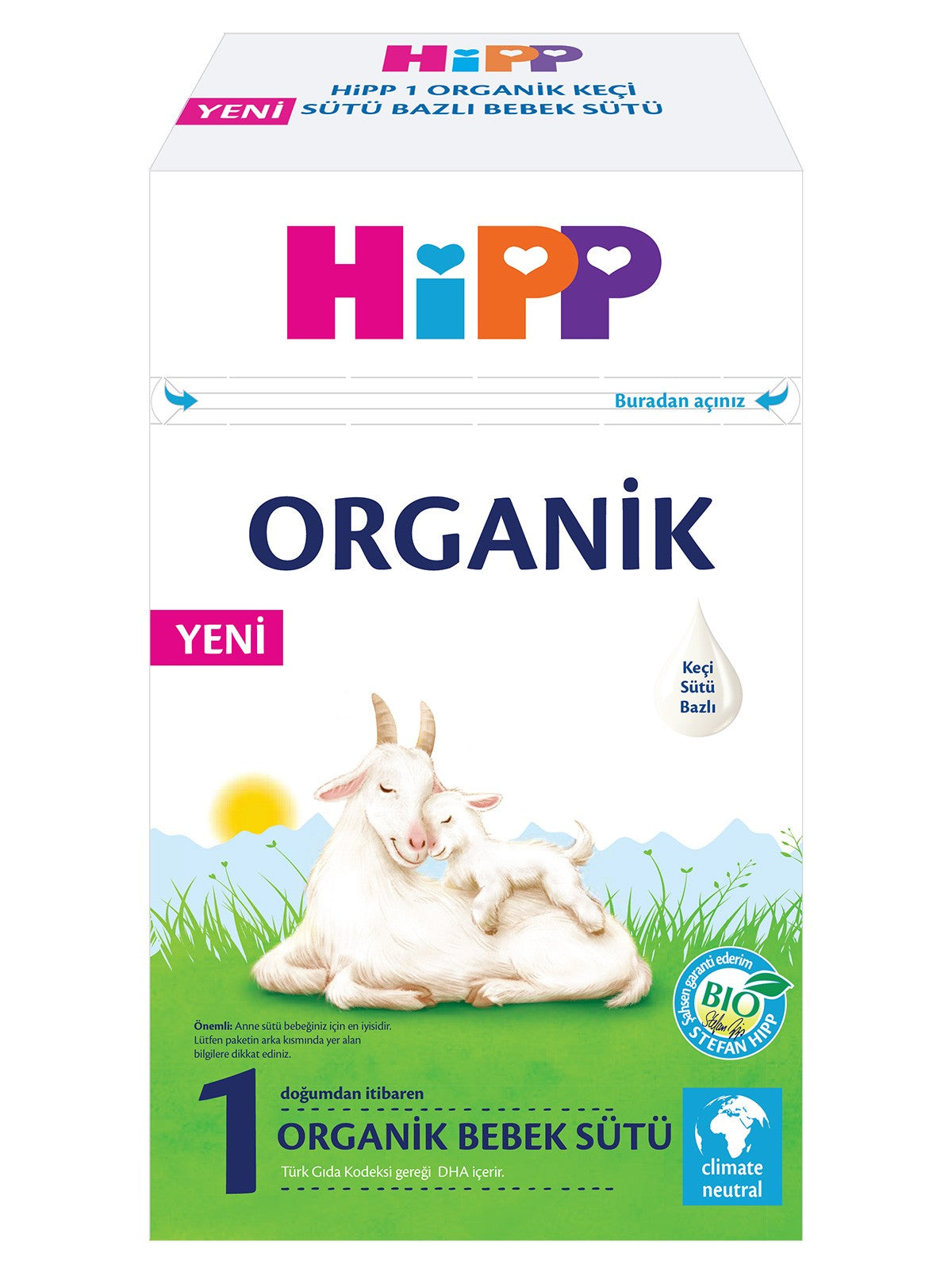 Hipp Mama 1 Organik Keçi Sütü Bazlı Bebek Sütü 400 gr