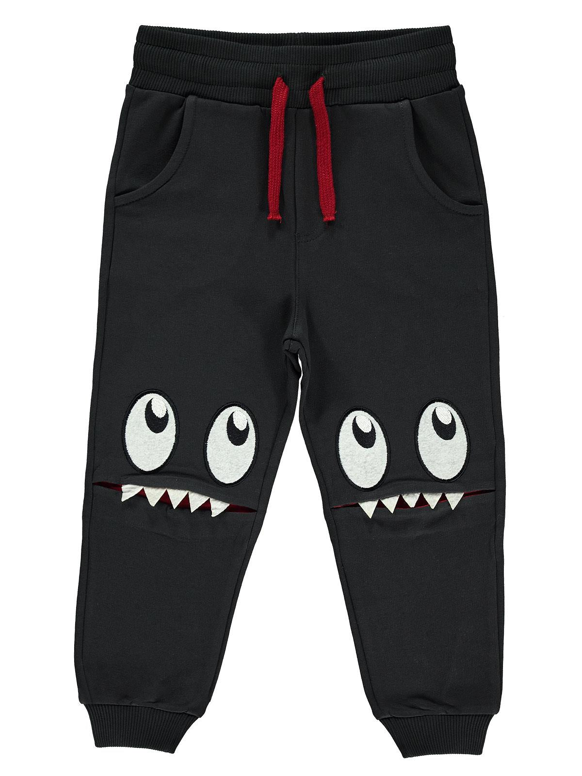 Civil Boys Surat Nakış 2-5 Yaş Eşofman Alt - Gri