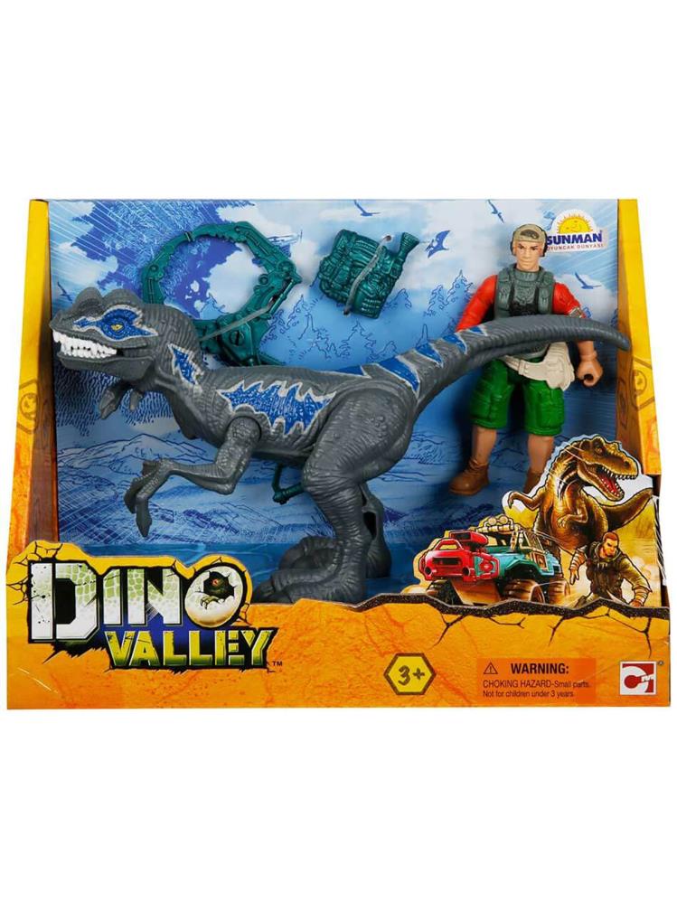 Sun-Cpm-Oyun Set Dıno Valley Dınodanger 1Fgr./1Dinozor 2A