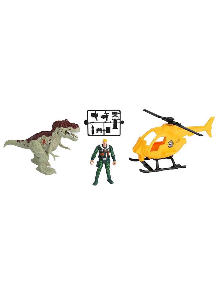 Sunman Oyuncak Sesli ve Işıklı Dino Valley Helikopter Oyun Seti