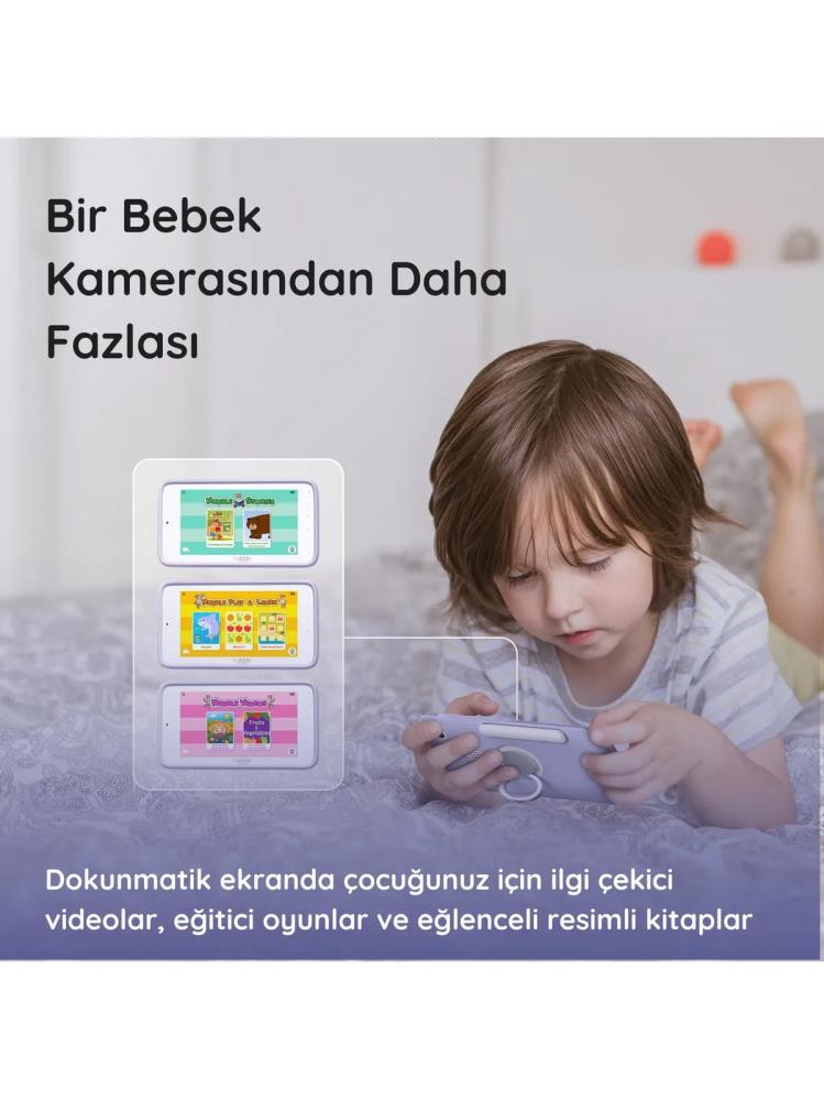 Hubble Nursery Pal Deluxe 5’’ Dokunmatik Ekranlı Pilli Bebek Kamerası
