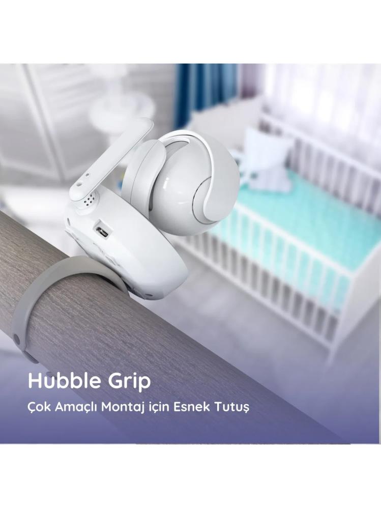 Hubble Nursery Pal Deluxe 5’’ Dokunmatik Ekranlı Pilli Bebek Kamerası
