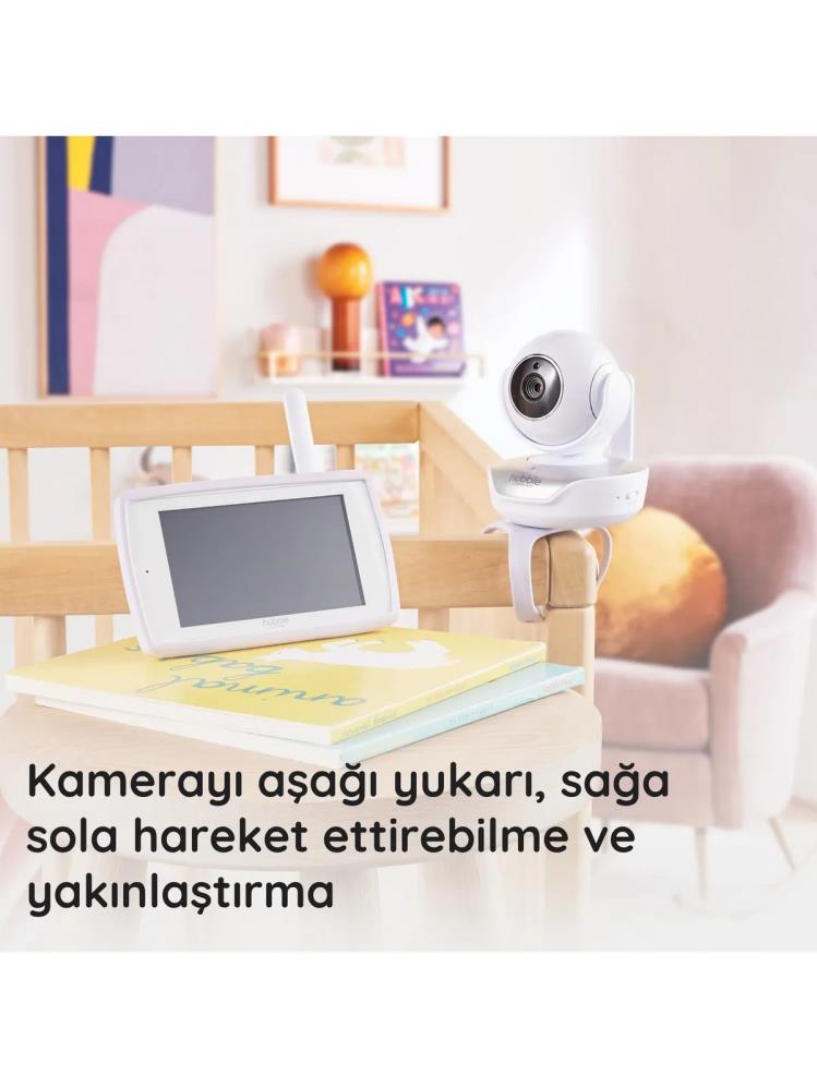 Hubble Nursery Pal Deluxe 5’’ Dokunmatik Ekranlı Pilli Bebek Kamerası