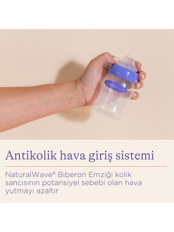 Lansinoh Natural Wave Biberon Seti 240 ml x 2