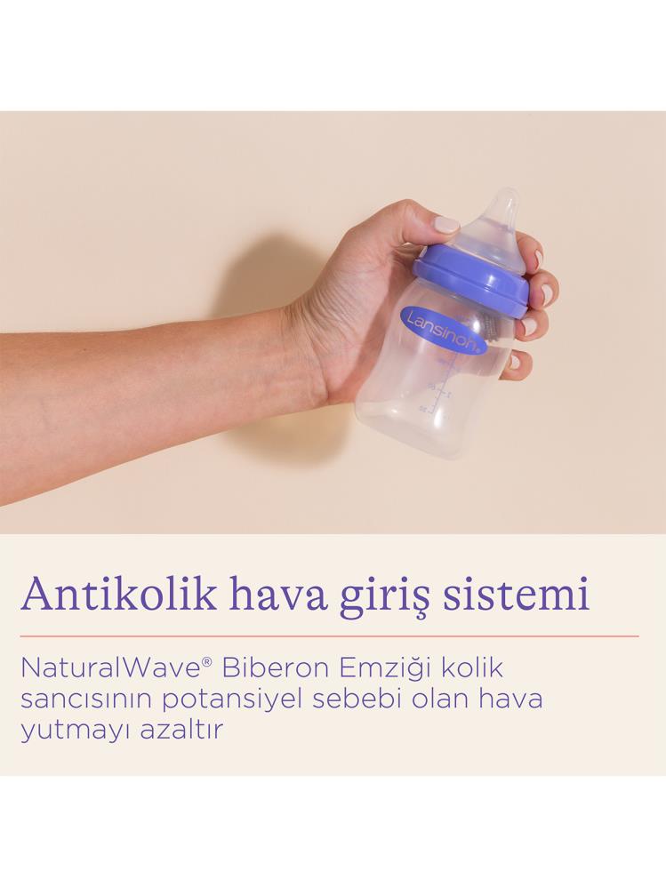 Lansinoh Natural Wave Biberon Seti 240 ml x 2