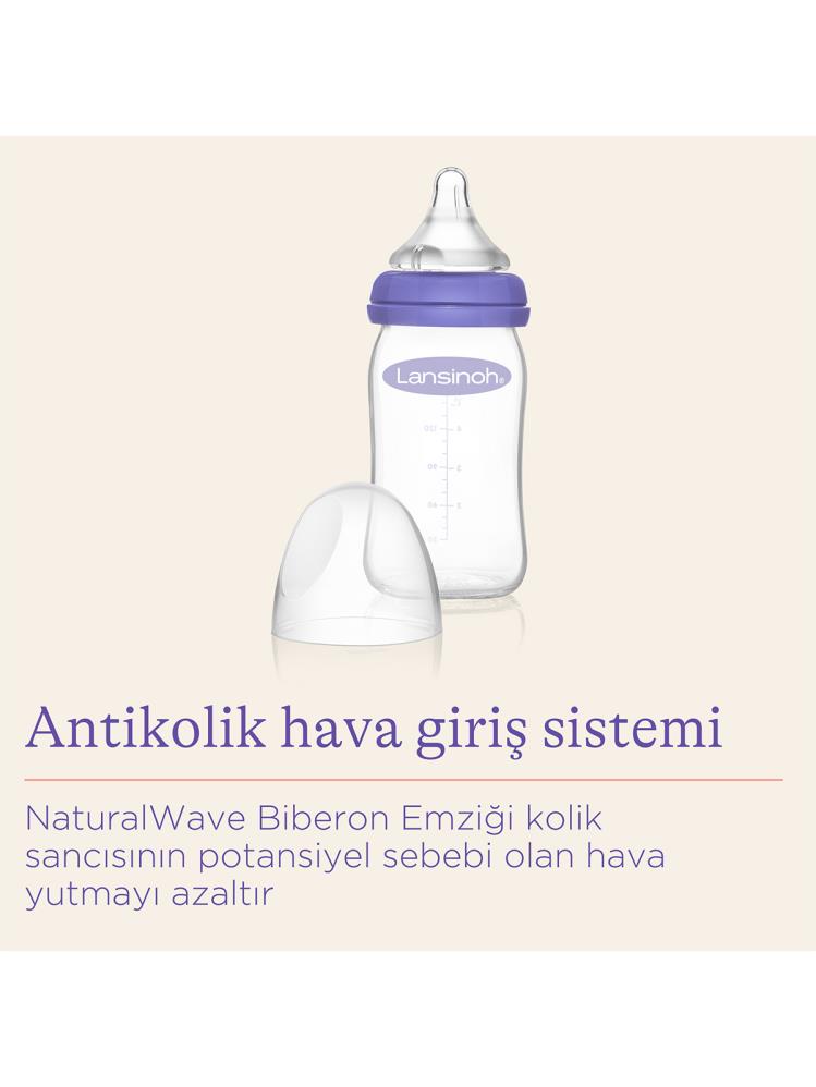 Lansınoh Cam Biberon 160 ml