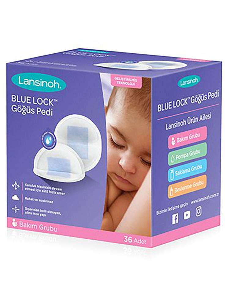 Lansınoh Blue Lock Göğüs Pedi 36 Adet