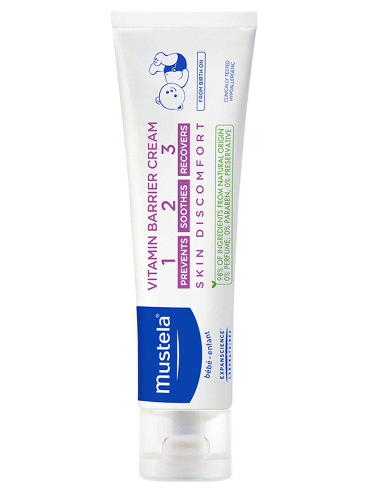Mustela Vitamin Barrier Cream 1 2 3 Pişik Kremi 100 ml