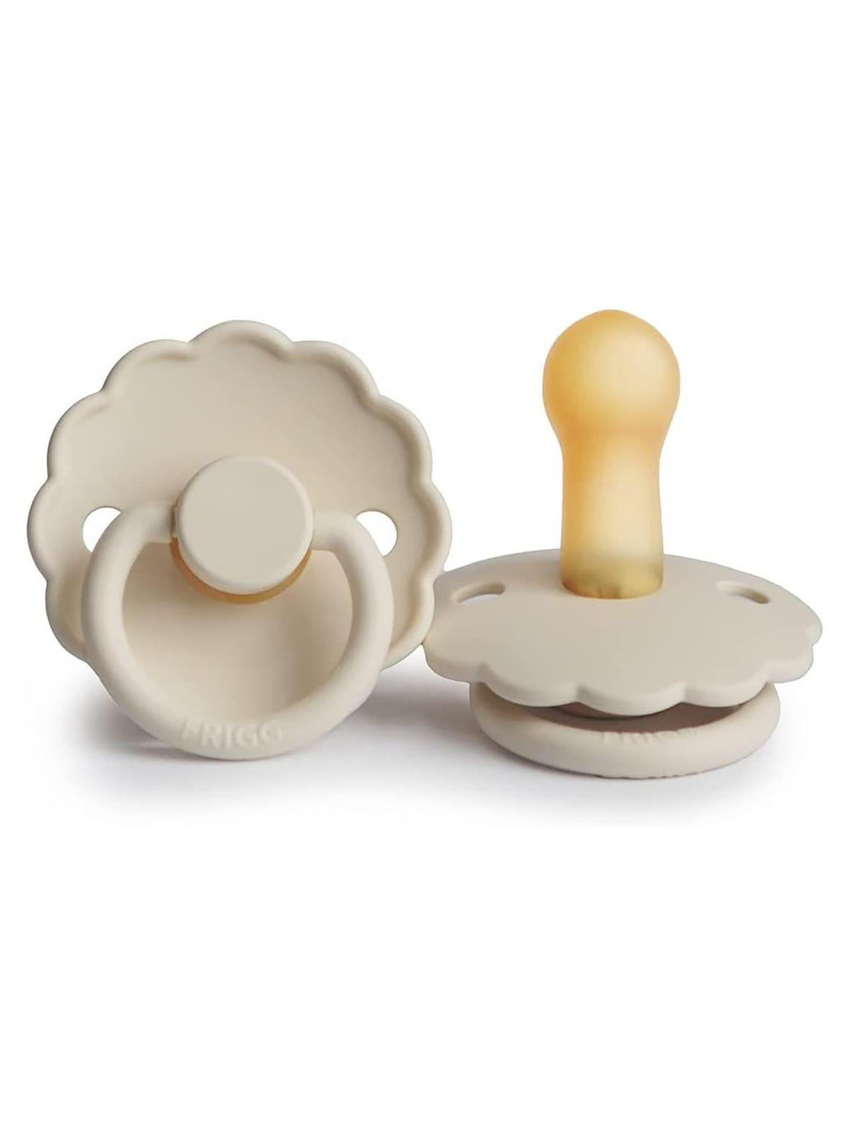 Frigg Daisy Kauçuk Emzik 0-6 Ay - Bej