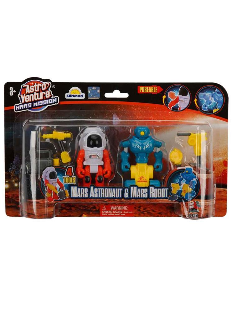 Playmind Astro Venture Mars Mission: Mars Astronaut & Mars Robot