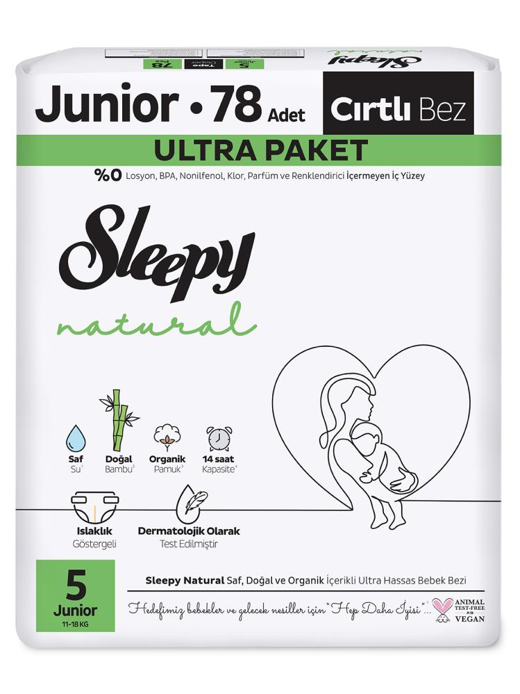 Sleepy Natural Ultra Junıor 78 adet