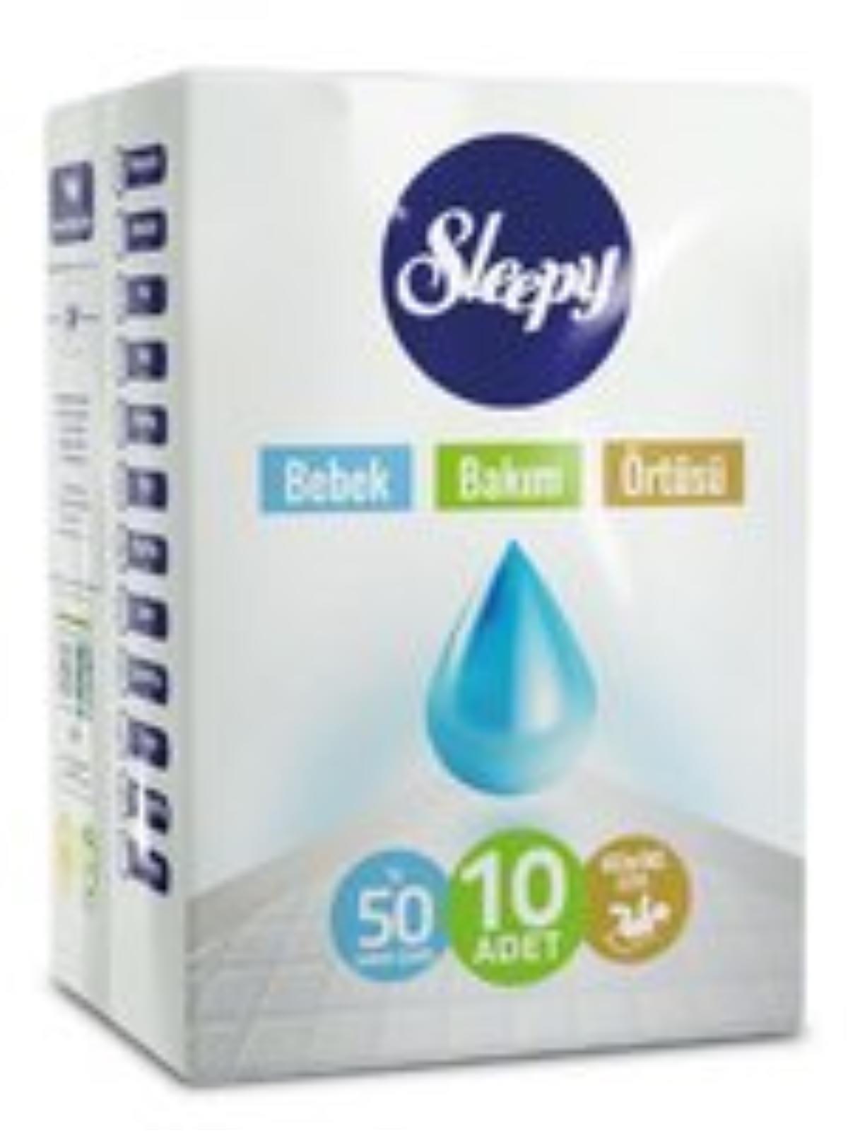 Sleepy Bebek Bakım Örtüsü 60x90 cm 10 Adet