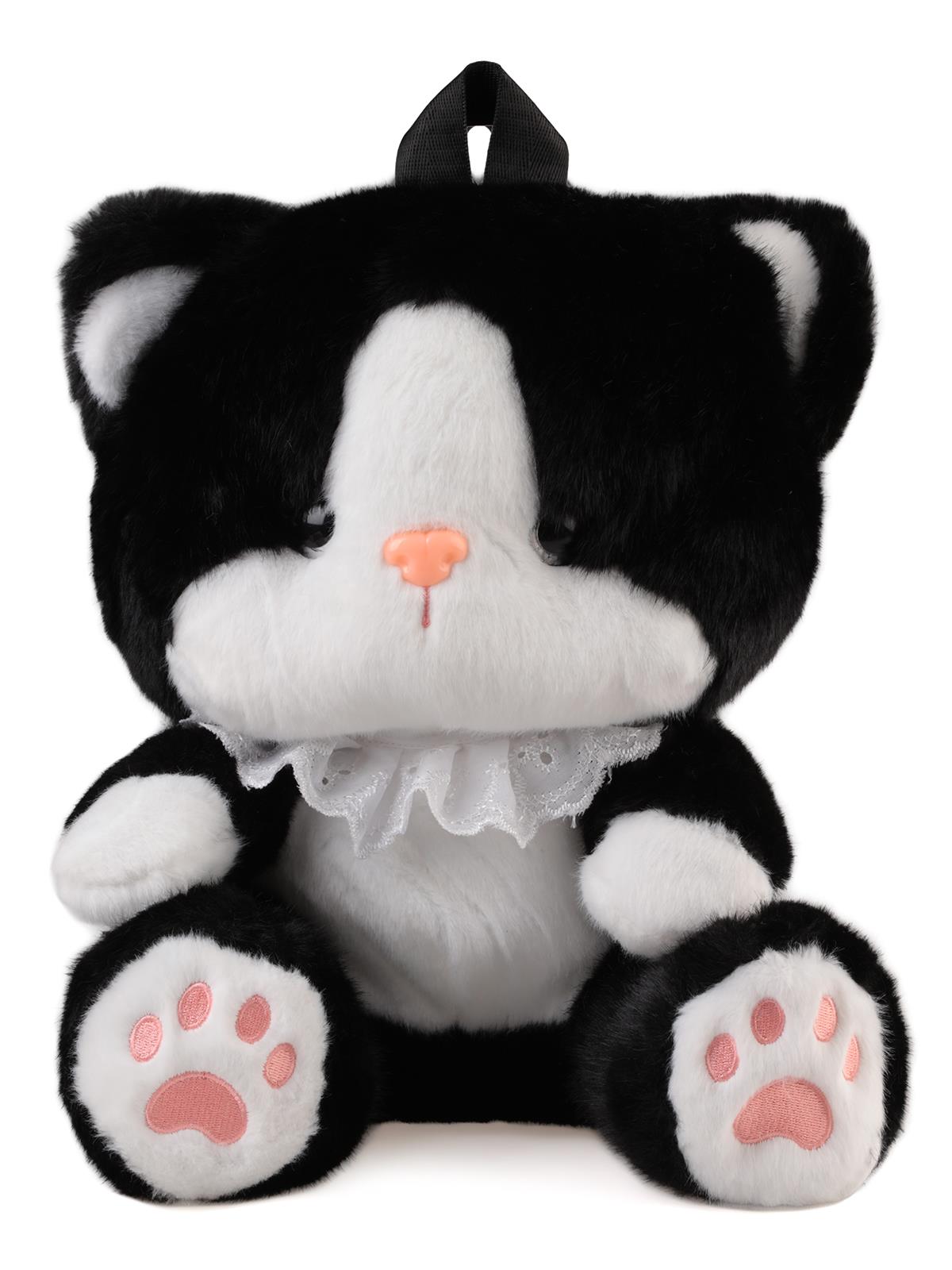 Can Oyuncak Peluş Dantelli Kedi Sırt Çantası 35Cm