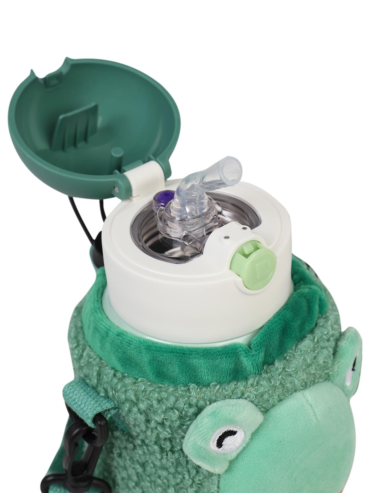 Diller Pipetli Çelik Termos Matara 300 ml - Yeşil