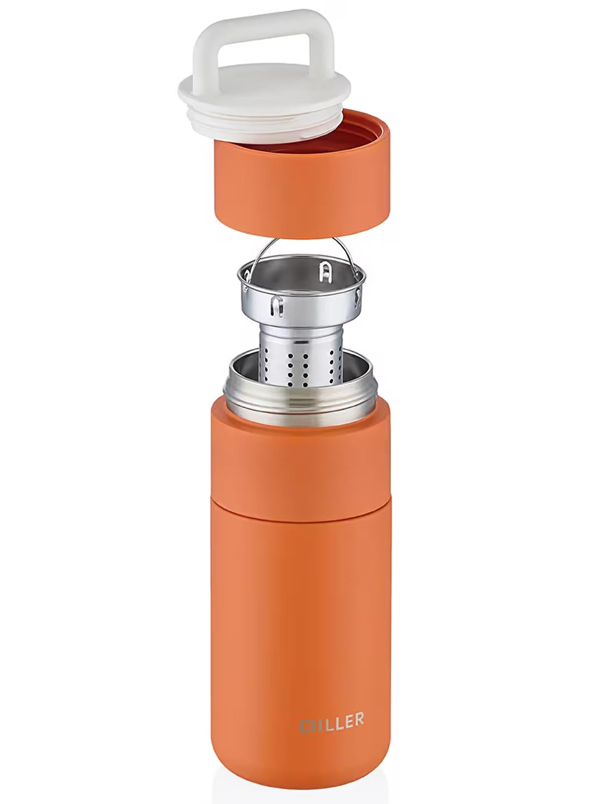 Diller Çelik Termos 350 ml - Turuncu