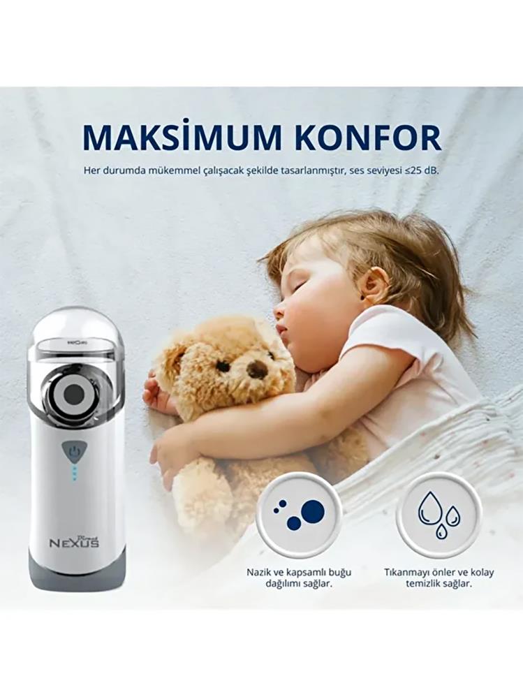 Direct Nexus Taşınabilir Mini Mesh Nebulizatör