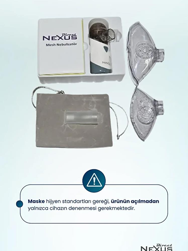 Direct Nexus Taşınabilir Mini Mesh Nebulizatör