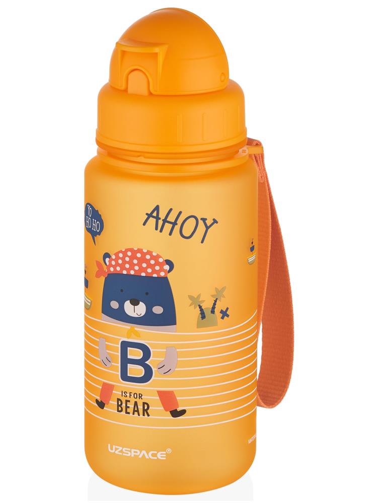 Uzspace Tritan Pipetli Suluk 400 ml - Sarı