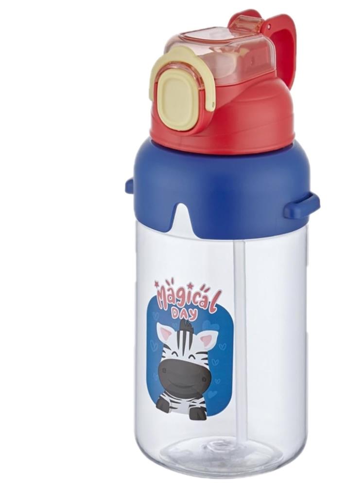 Vagonlife Policarbon Pipetli Matara Suluk 650 ml - Kırmızı
