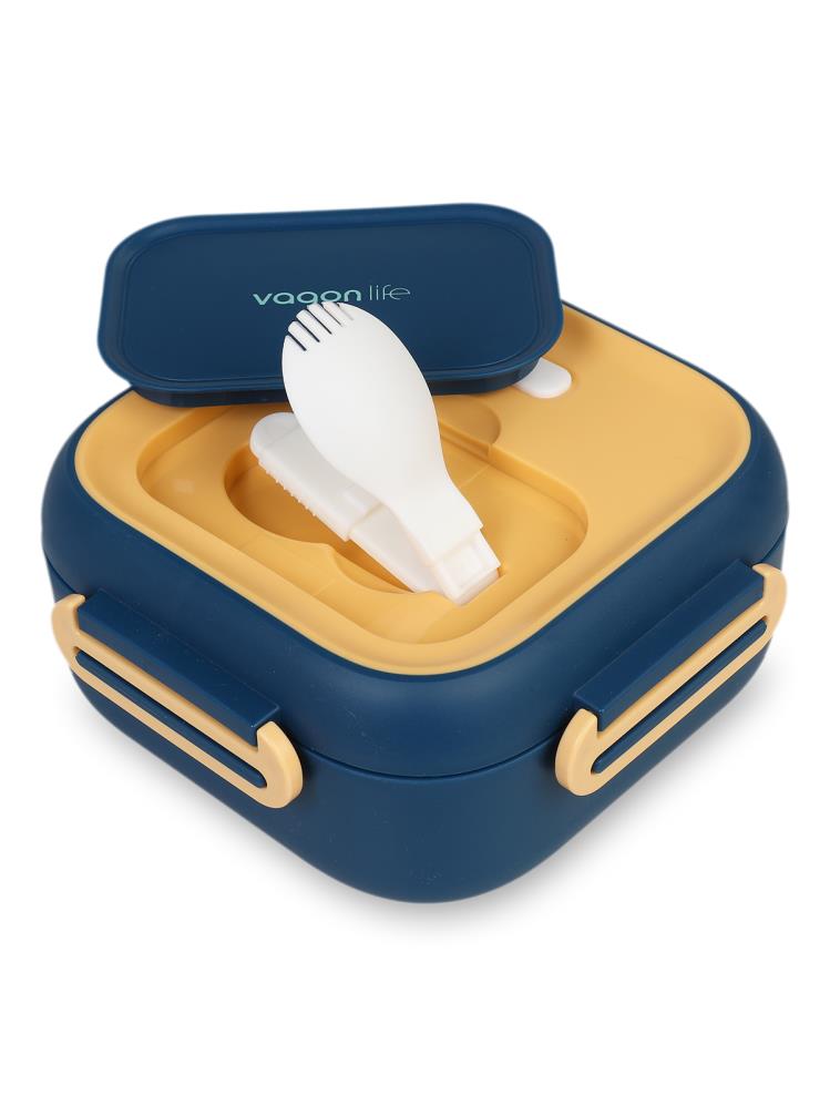 Vagonlife Paslanmaz Çelik Beslenme ve Yemek Kabı 750 ml - Mavi
