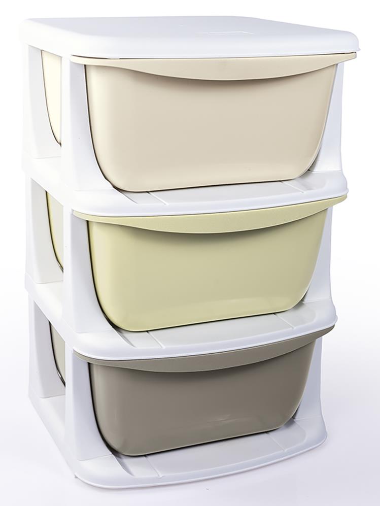 Dolu Nuve 3 Çekmeceli Çocuk Saklama Ünitesi