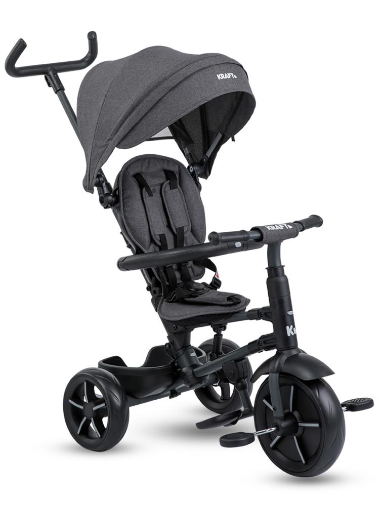 Kraft Rito Star 3 In 1 Katlanır Bisiklet - Gri