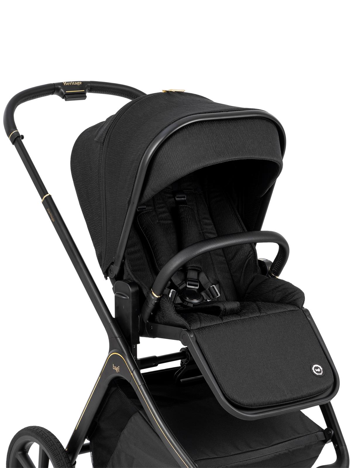 Bagi Heritage Bebek Arabası - Siyah