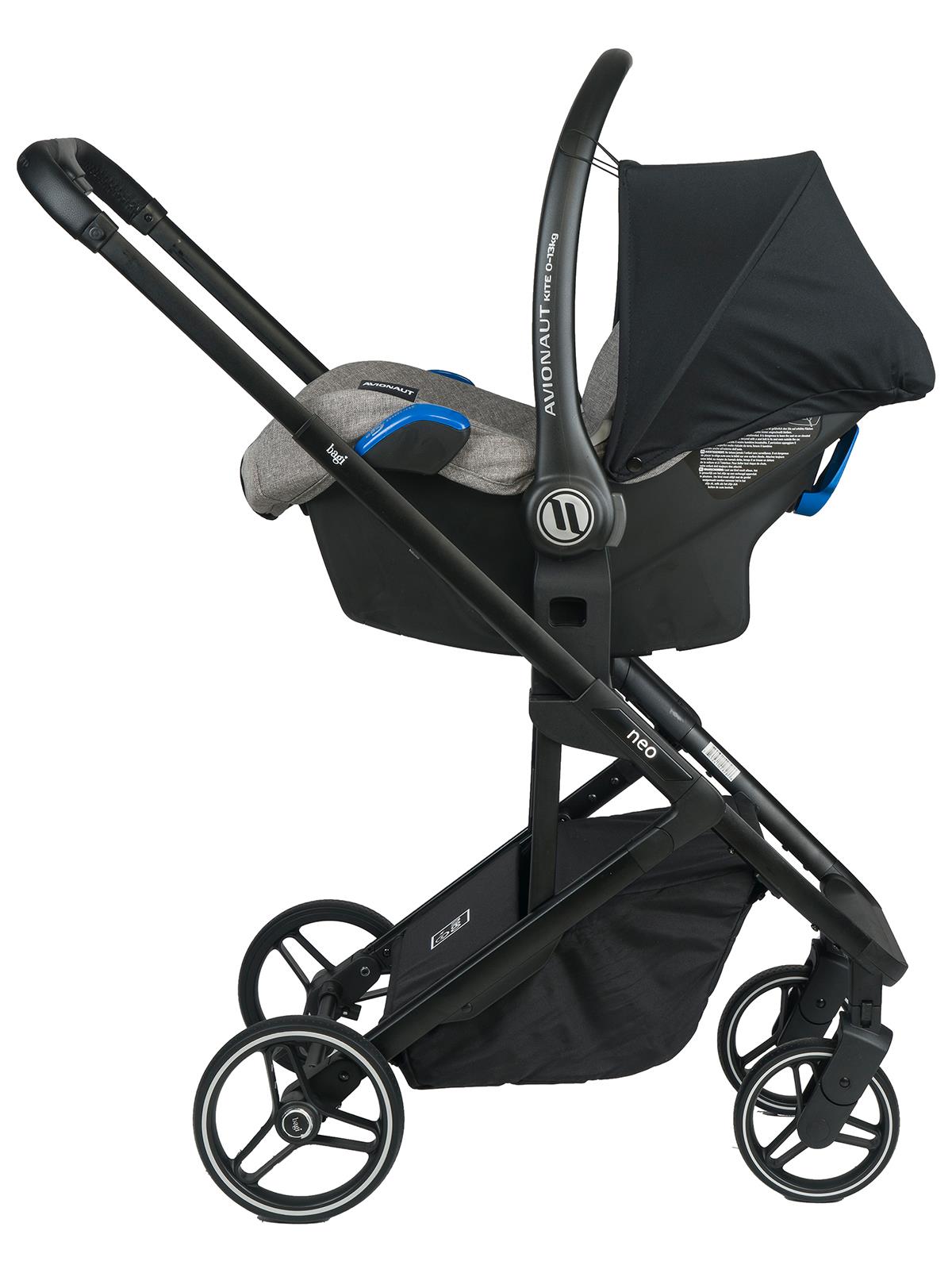 Bagi Neo Çift Yönlü Bebek Arabası - Gri