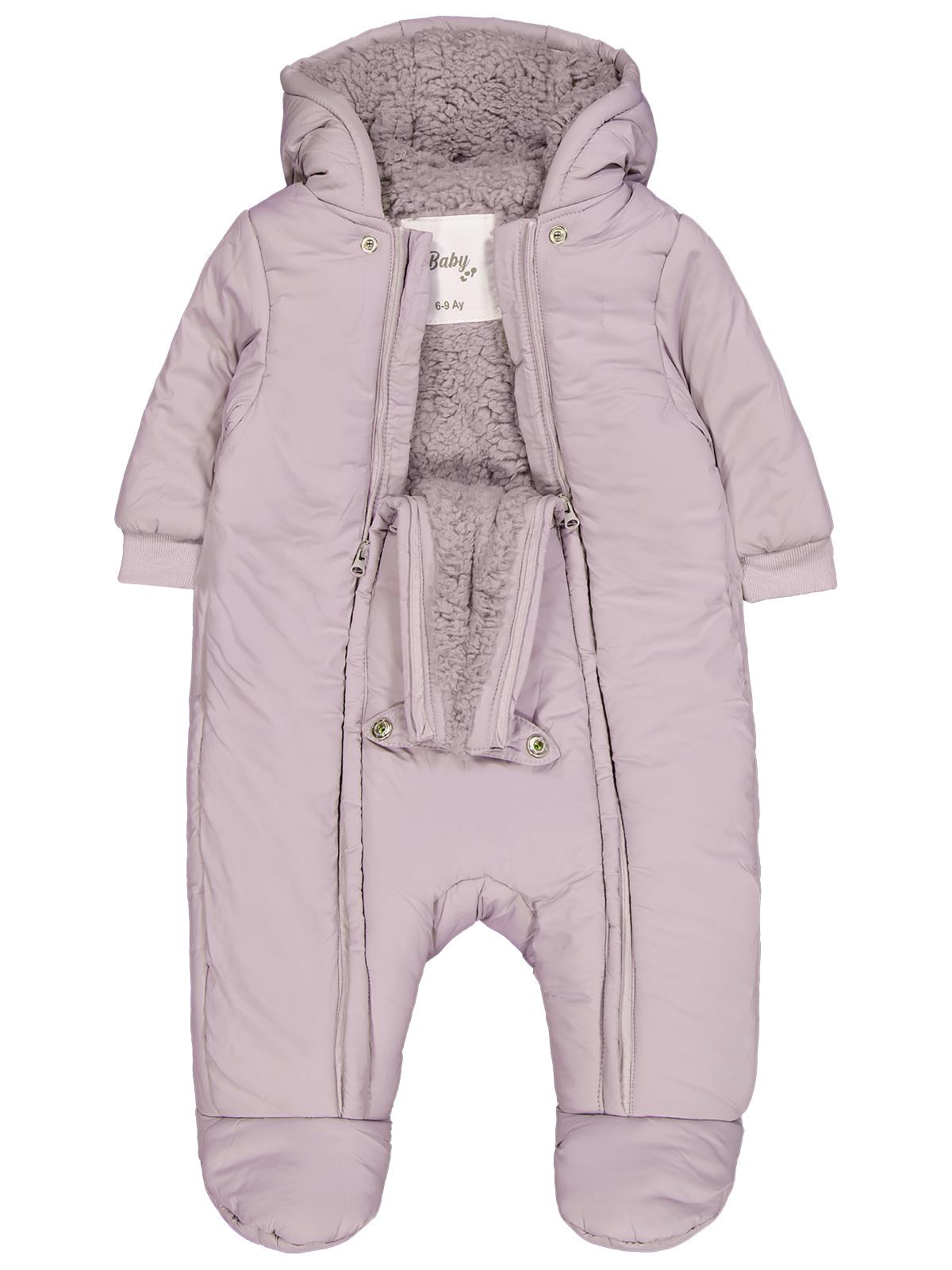 Civil Baby Kız Bebek Basic Astronot Tulum 6-18 Ay - Lila