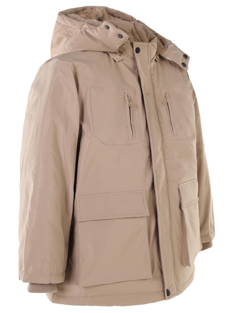 Civil Boys Kolu Cepli Parka 10-13 Yaş Mont - Bej