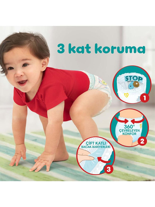 Prima Bebek Bezi Külot Bez Fırsat Paketi Maxi 4 Beden 62'li