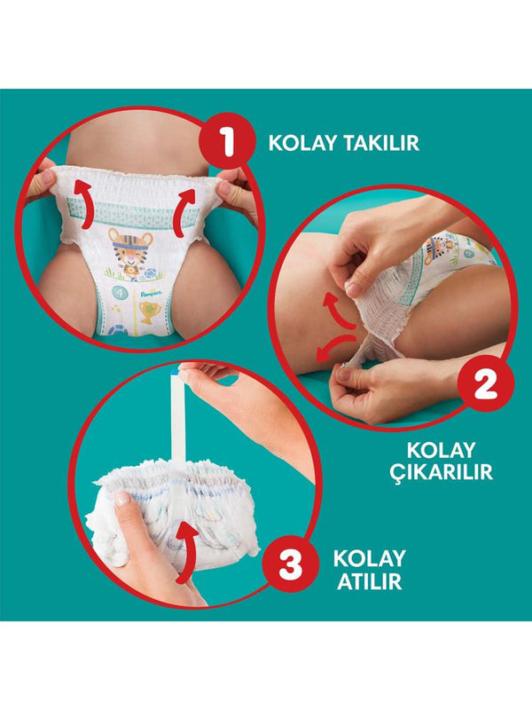 Prima Bebek Bezi Külot Bez Fırsat Paketi Maxi 4 Beden 62'li