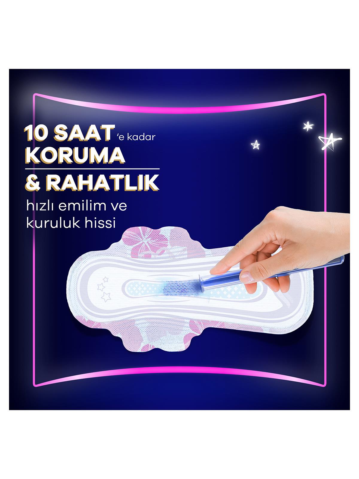 Orkid Platinum Dörtlü Paket Gece Ekstra 16 Adet