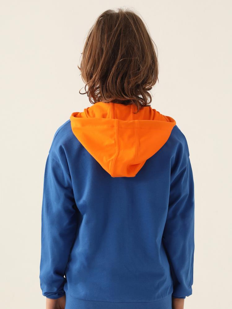 Kappa Erkek Çocuk Fullzıp 5-15 Yaş Sweatshirt - Mavi