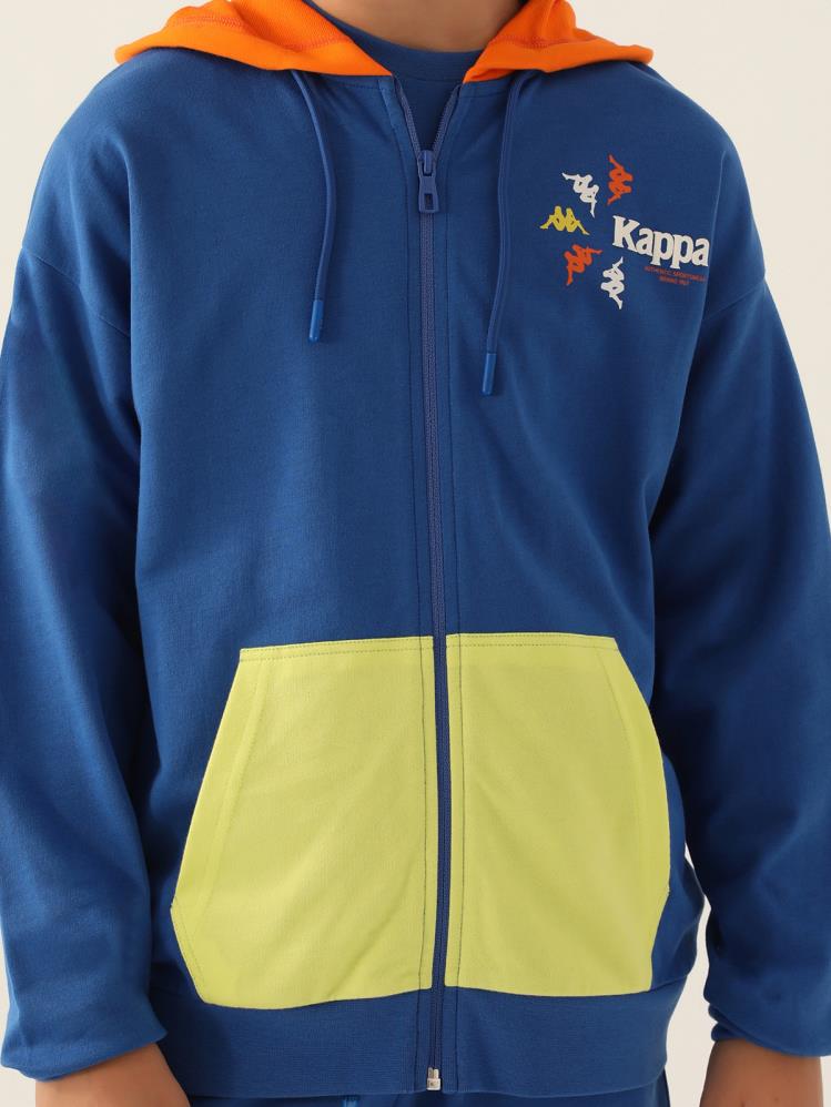 Kappa Erkek Çocuk Fullzıp 5-15 Yaş Sweatshirt - Mavi