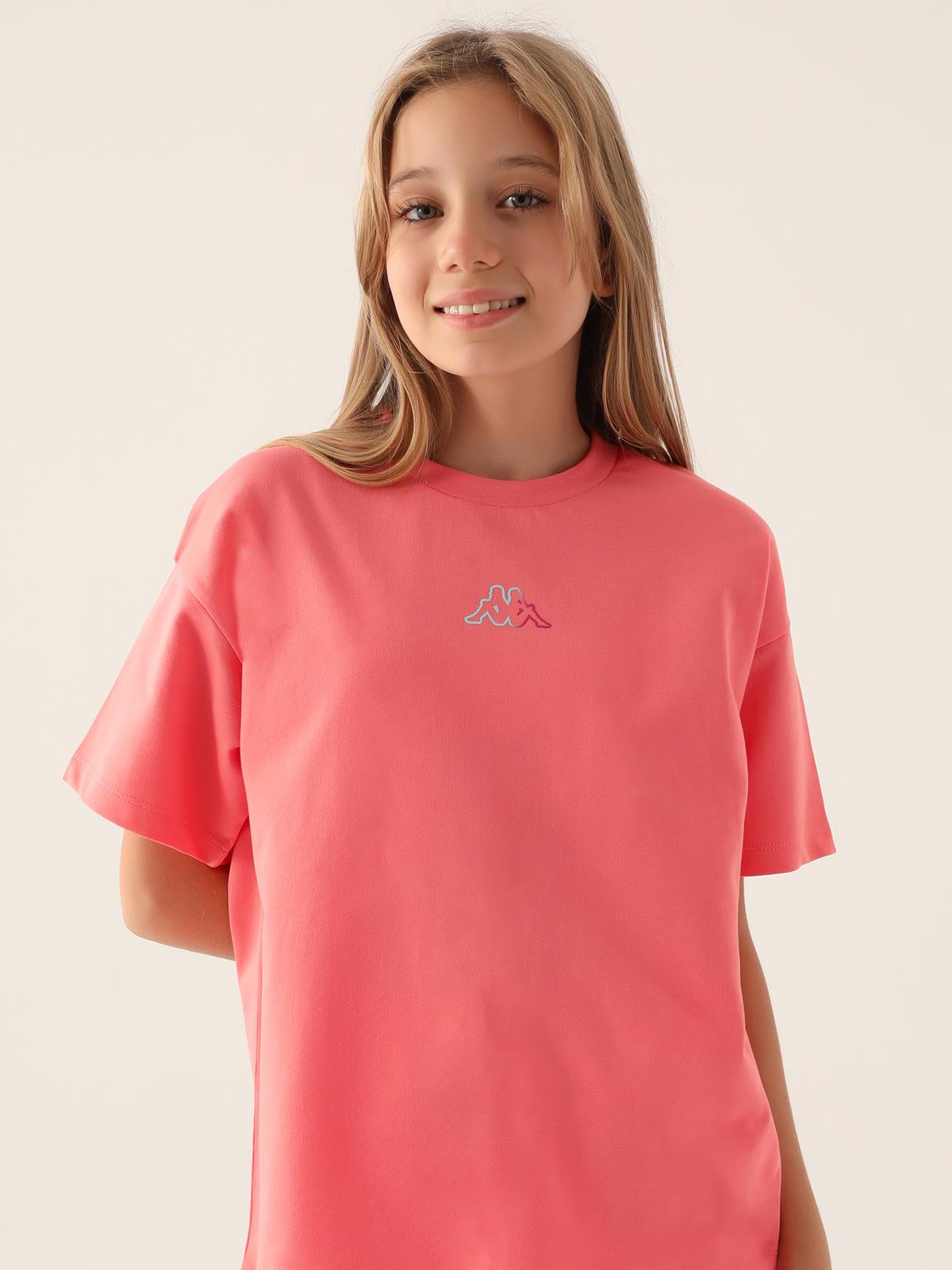 Kappa Kız Çocuk 5-15 Yaş Tişört - Pembe