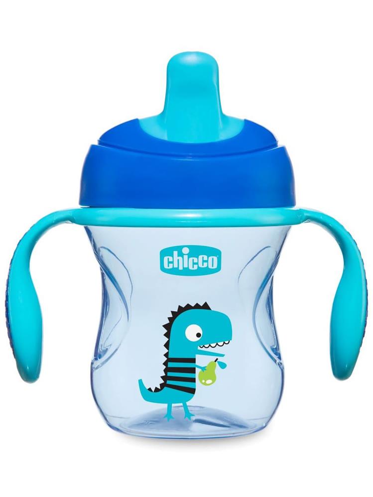 Chicco Yarı Yumuşak Uçlu Bardak 6 Ay+ - Mavi