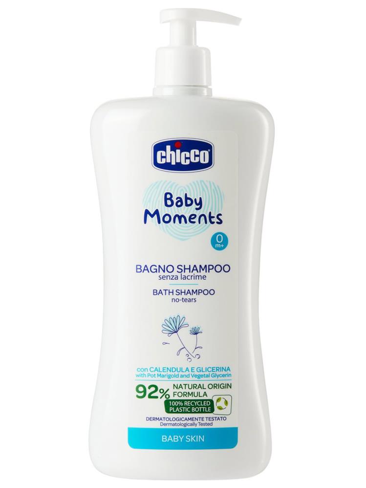 Chicco Baby Moments Doğal Saç ve Vücut Şampuanı 750 ml