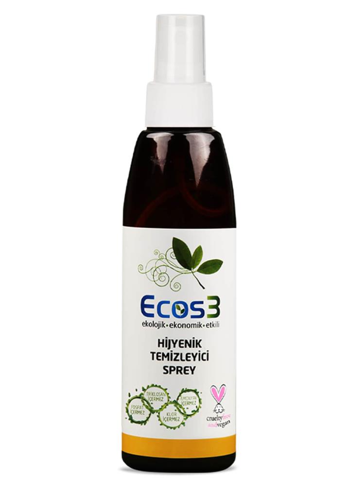 Ecos3 Ekolojik & Vegan Hijyenik Temizleyici Sprey (125 Ml)