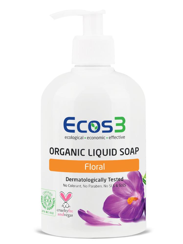 Ecos3 Floral Organik Sıvı Sabun 500 ml