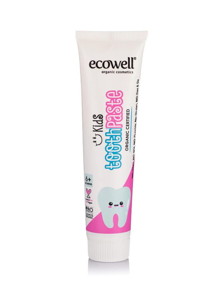 Ecowell Organik Çocuk Diş Macunu 75 gr